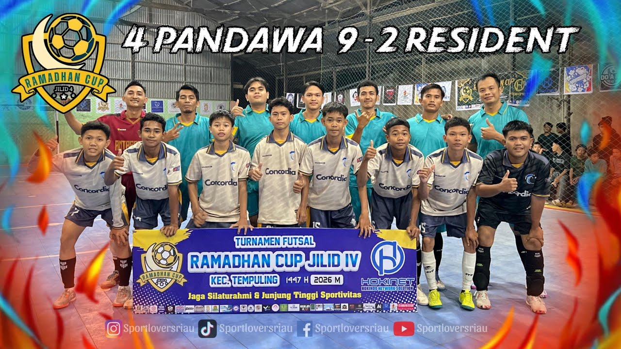 EMPAT PANDAWA FC VS RESIDENT FC 🔥 96 BESAR FUTSAL RAMADHAN CUP JILID 4 TAHUN 2026 (Sungai Salak)