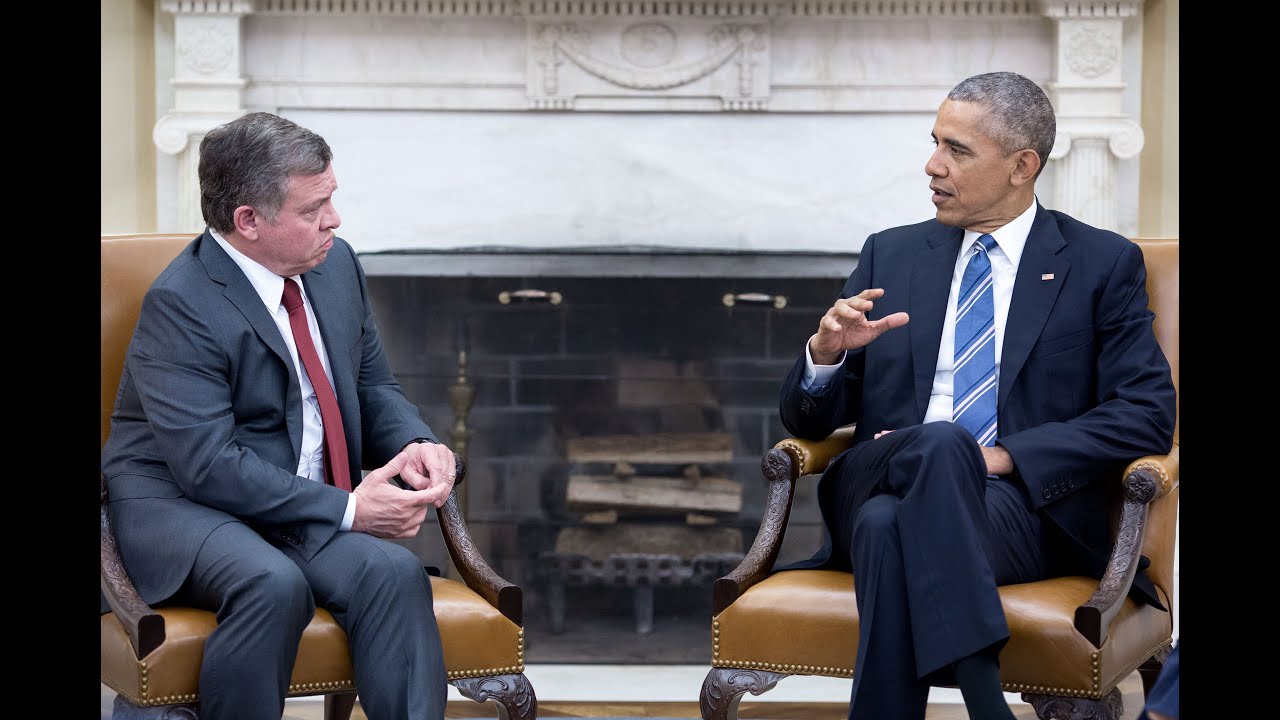 President Obama Meets with King Abdullah of Jordan
