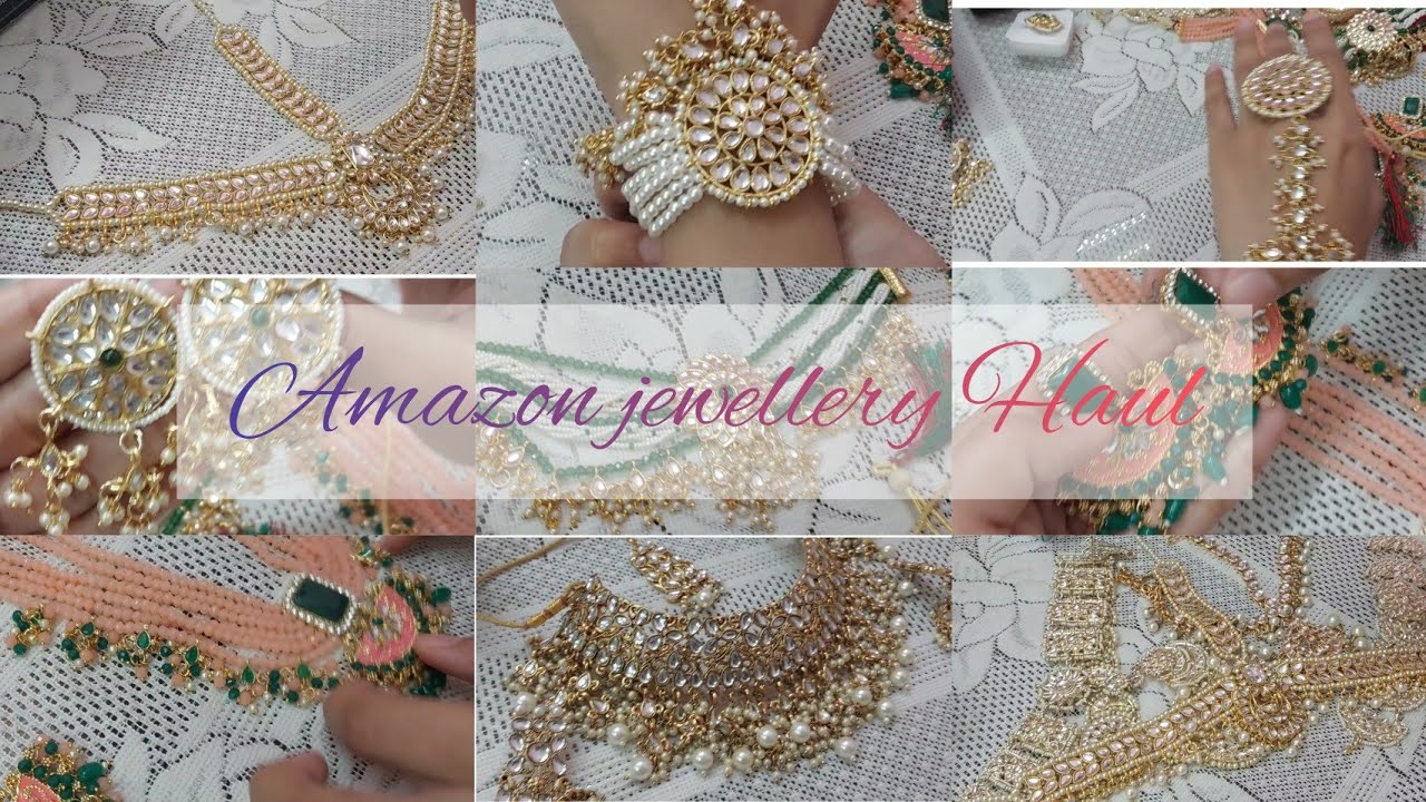 My Amazon Shopping Haul part 2| best trendy jewellery|mathapatti|choker|party wear jewellery