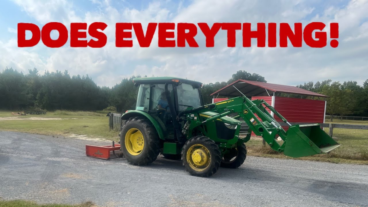John Deere 5075E сделает всё!