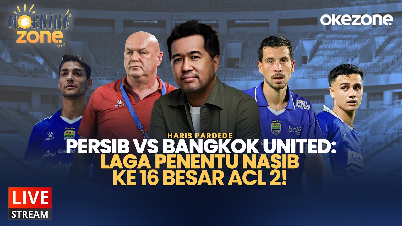 🔴LIVE NOW -  Persib vs Bangkok United: Laga Penentu Nasib ke 16 Besar ACL 2! | 08/12