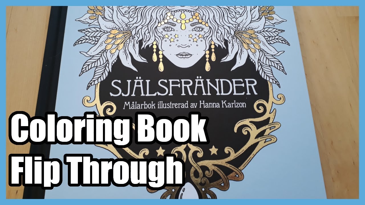 Själsfränder (Spirit Animals) by Hanna Karlzon ~ Coloring Book Flip Through