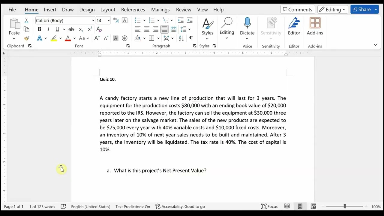Quiz 10 Walkthrough