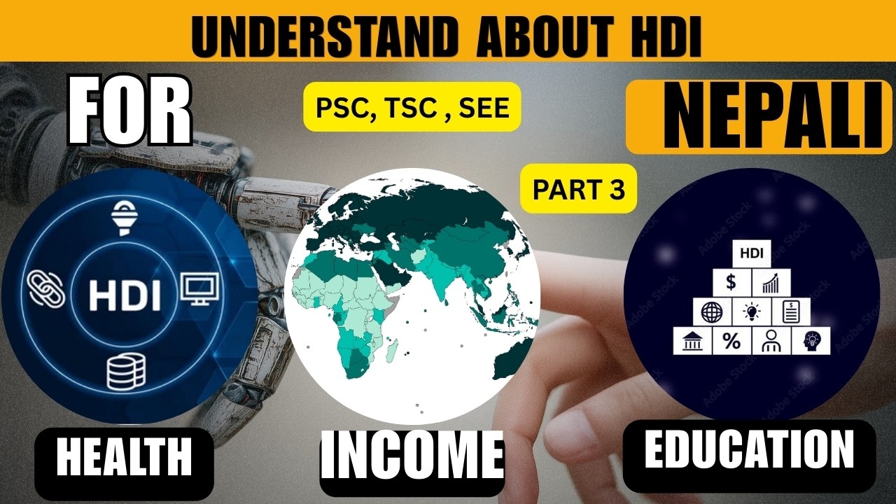UNDERSTAND ABOUT HDI IN NEPALI, TSC , LOKSEWA , PSC , +2 , BACHELOR, SOCIAL STUDIES , SEE, BLE