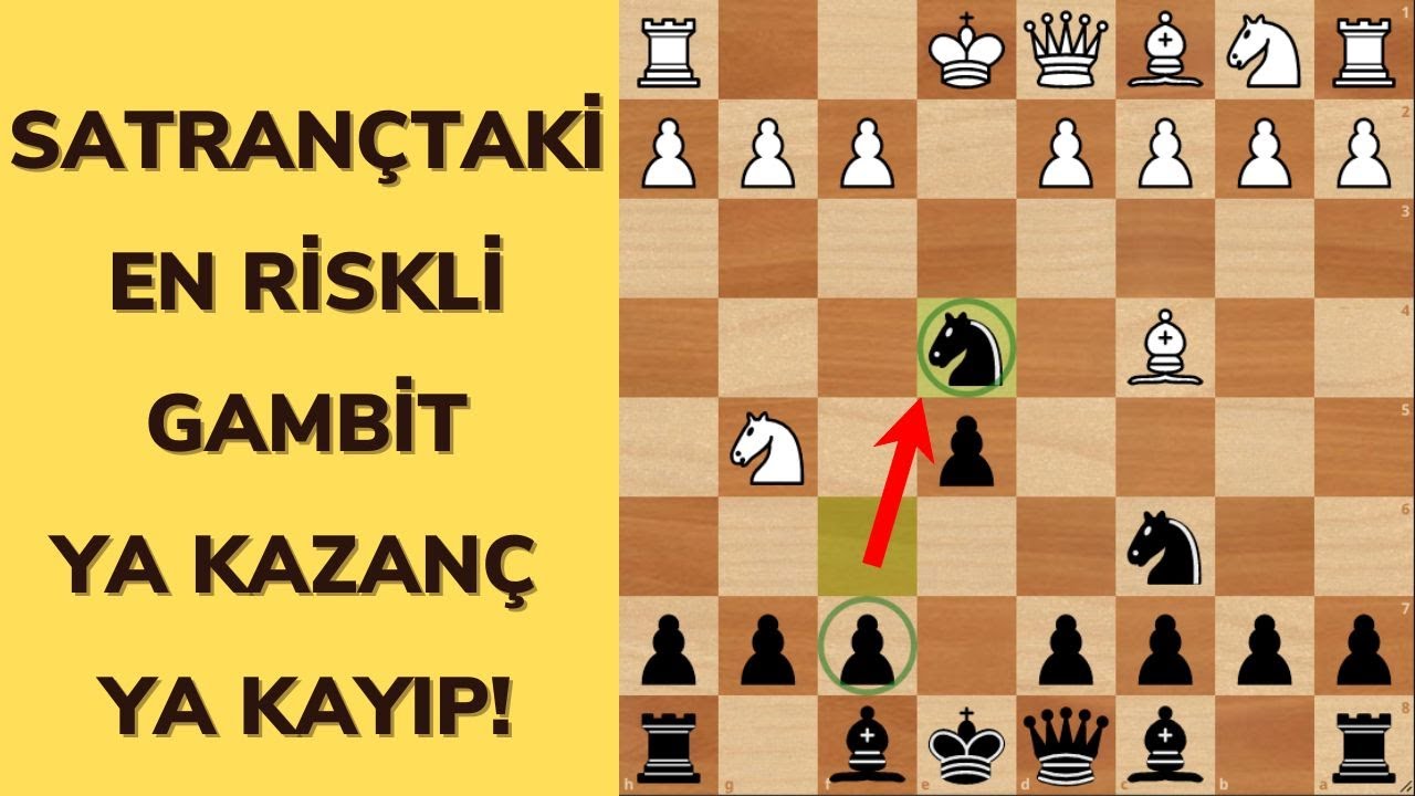 SATRANÇTA İNTİHAR GAMBİTİ!