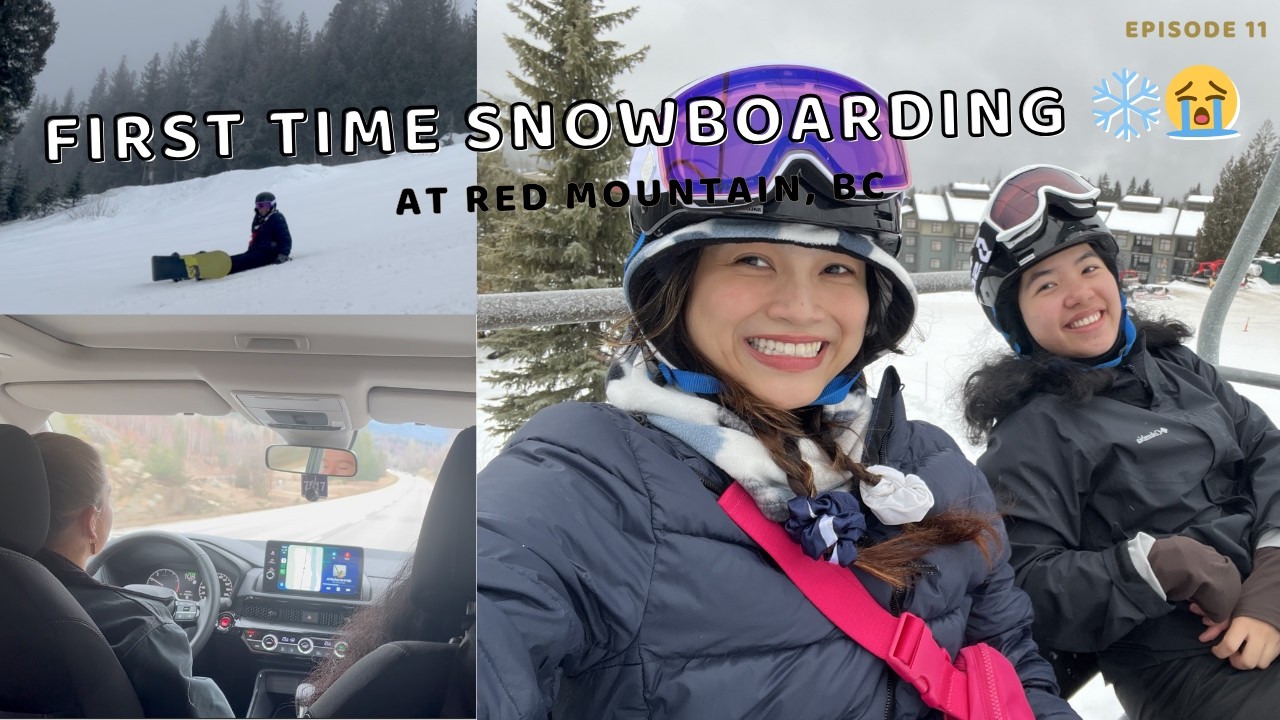 Sau 5 Năm Ở Canada, Mới Dám Thử Snowboard Lần Đầu ❄️ | DU HỌC CANADA
