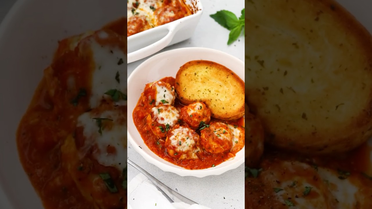 Gluten-Free Chicken Parmesan Meatballs