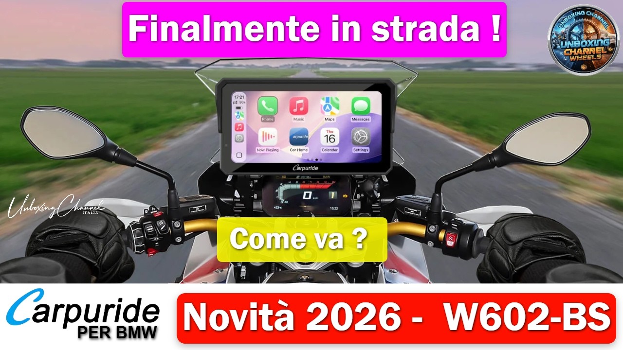 Carpuride W602BS Pro - On the Road