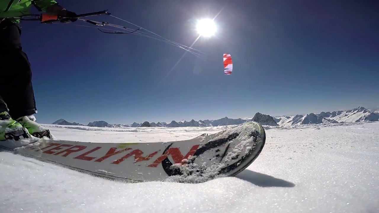 The Alp Cruiser Hugues Beaume Snow kiting