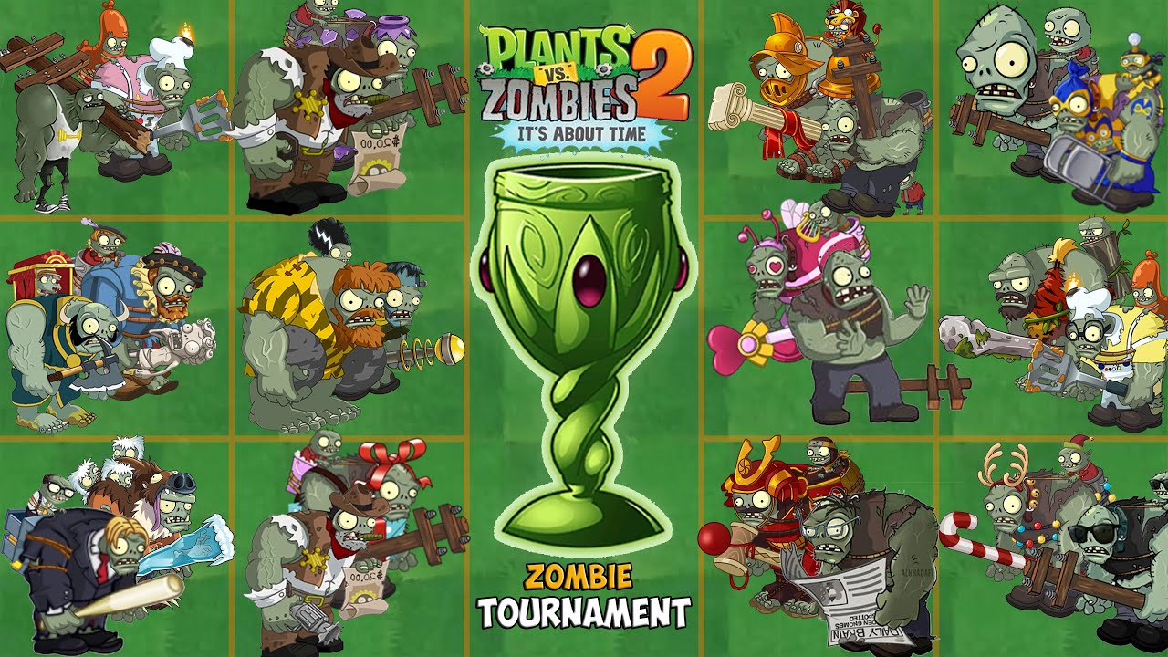 PvZ 2 Tournament - 32 Random Gargantuar Zombies - Who is The best Couple? Zombie vs Zombie