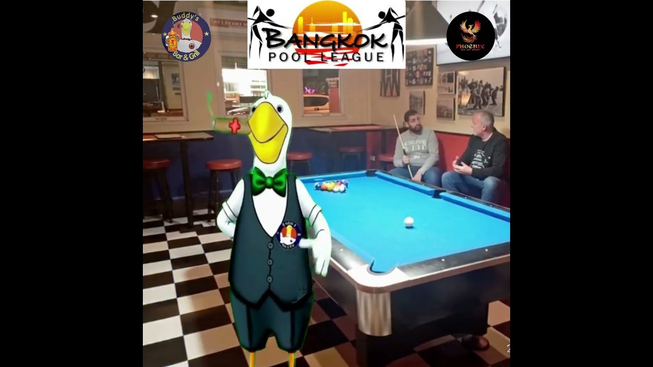 Bangkok Pool League, 8 Ball. Buddy&rsquo;s Fireballers v Phoenix Bar, at 7:30pm, Buddy&rsquo;s Bar, Soi 89.