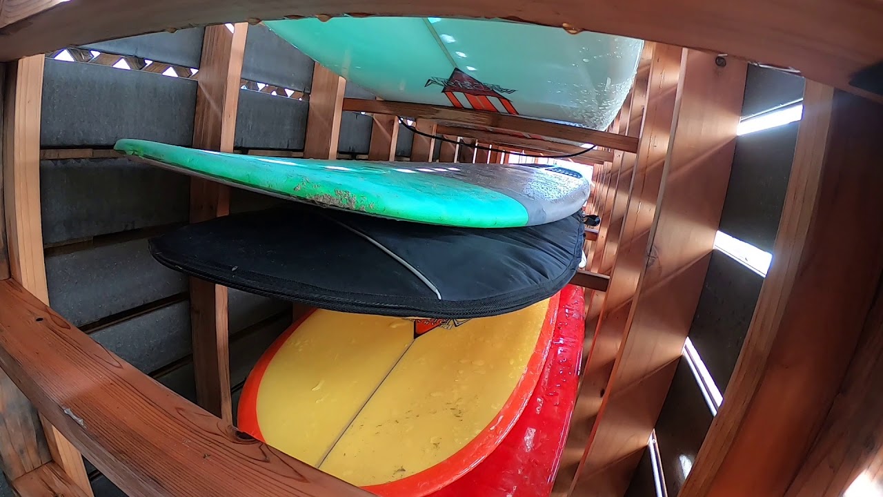 Tour of Versailles, my surfboard shed