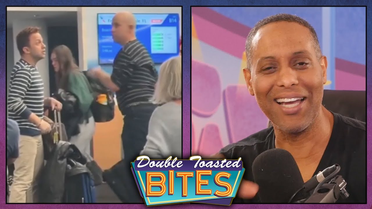 GAY KAREN LOSES IT AT AIRPORT | Double Toasted Bites