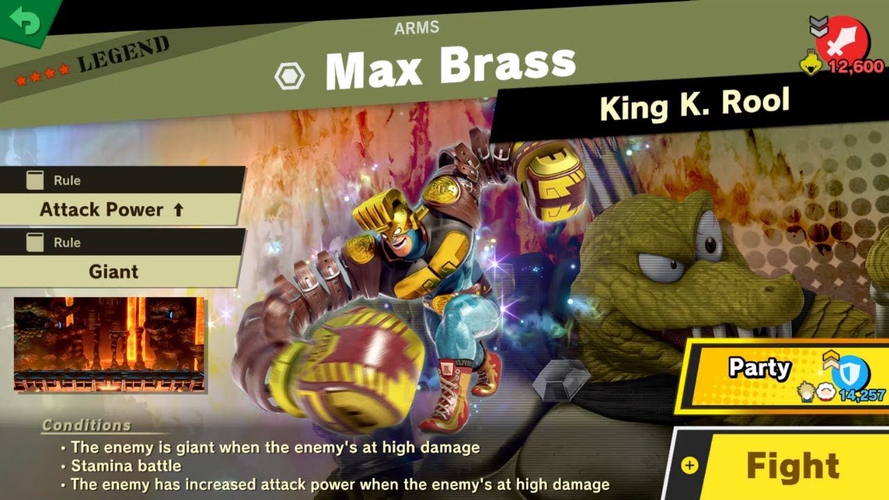 HOW TO UNLOCK MAX BRASS FROM ARMS [THE SPIRIT LEGEND IN SUPER SMASH BROS. ULTIMATE