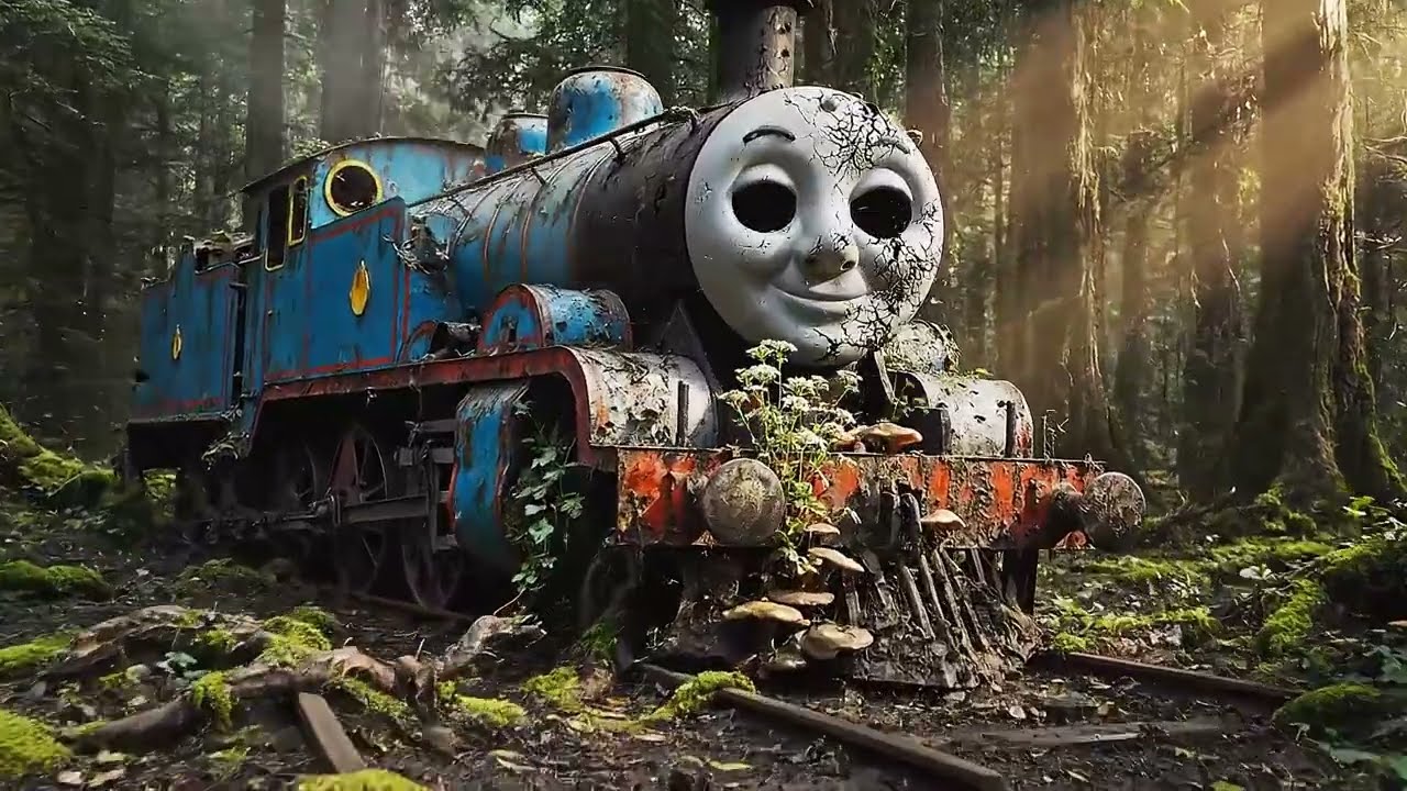 Restoring a Lost Thomas the Train Found in the Woods | FULL ASMR PROCESS