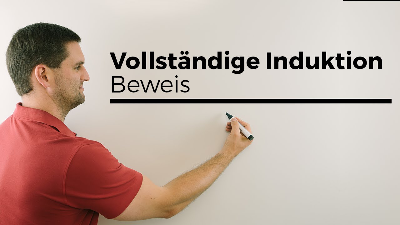 Beweis durch vollständige Induktion, Prinzip der vollst. Induk., mit Beispiel | Mathe by Daniel Jung