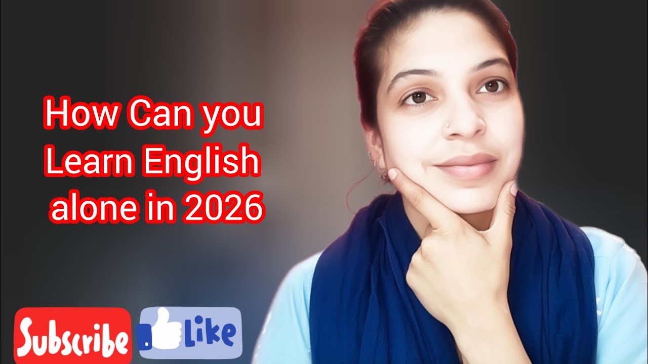 How can you learn English alone at home/ aap ghar pe english kese sikhe skte ho