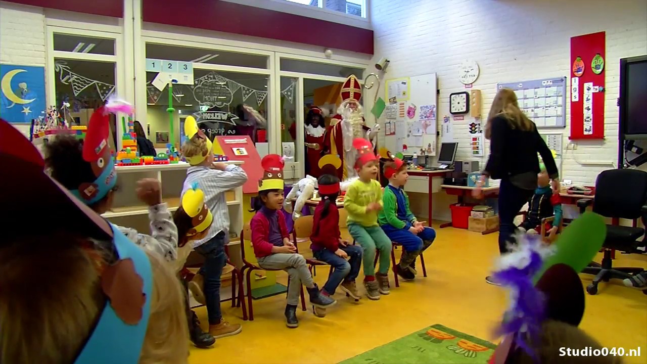 Sinterklaas op basisschool Gunterslaer