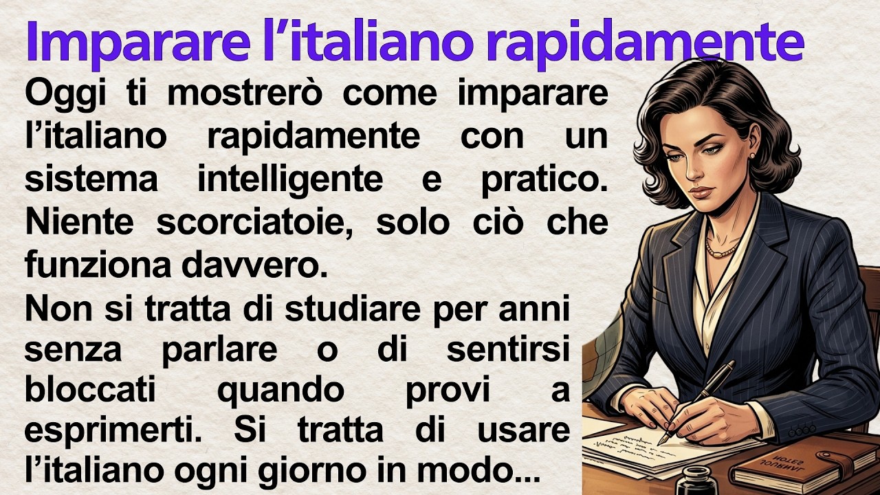 How to Learn Italian Quickly 🇮🇹 | Italian for Beginners (A1–A2) | Italiano Tales