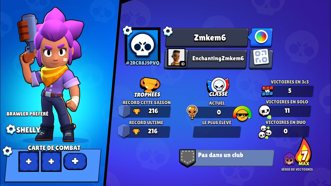 Ont cr&eacute;&eacute; un nouveau compte le premier a 1000 tR gagne feat @AminoxBrawlStars
