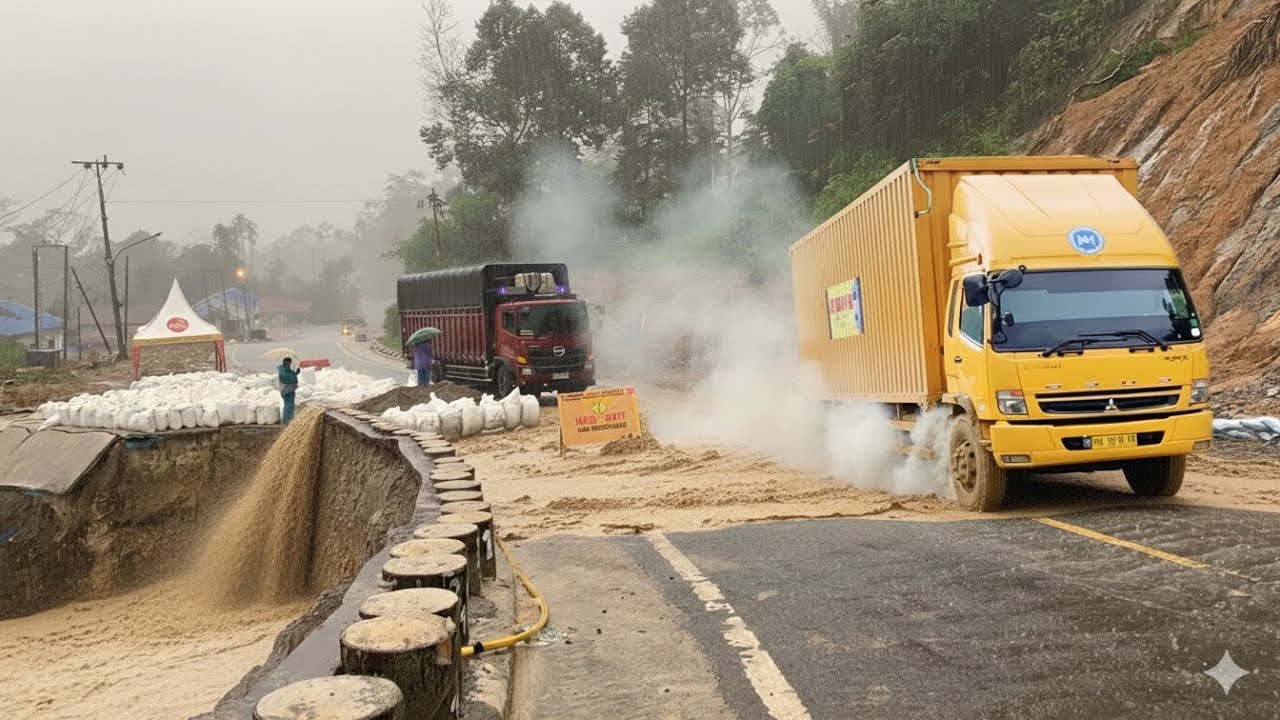 Tanjakan Licin❗️Batu Jomba Masih Belum Aman”Terutama Musim Hujan