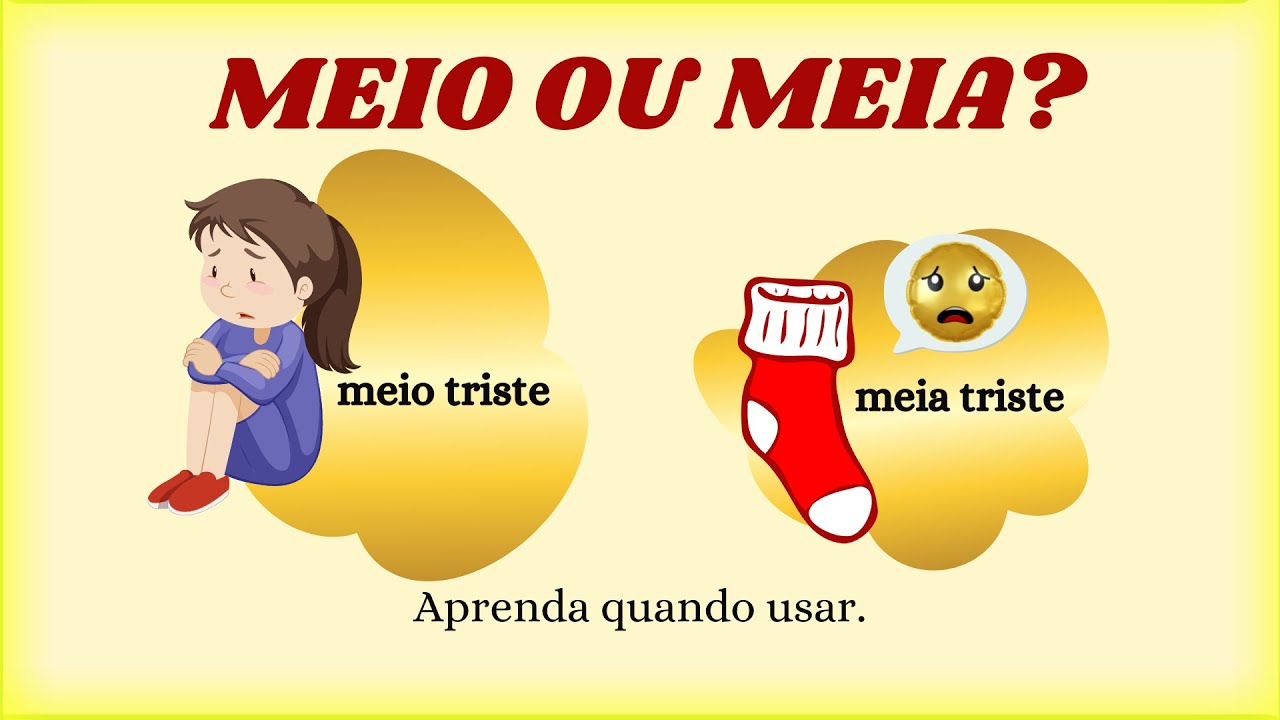 📚✨ MEIO x MEIA: A explicação mais fácil da internet!