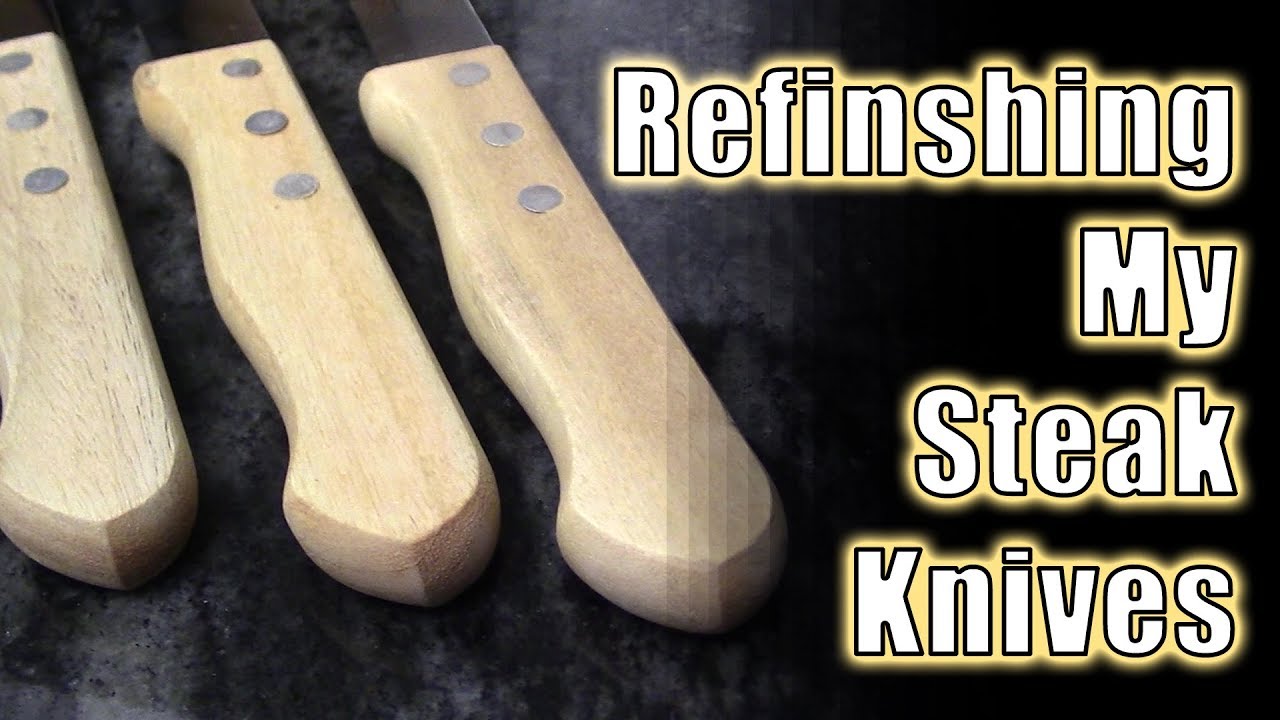 1 Minute Builds - Refinishing my Steak Knives