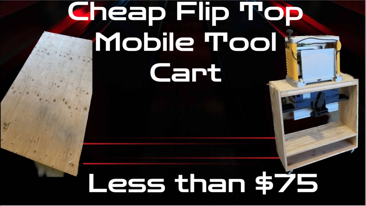Эта дешевая и удивительная тележка для инструментов с откидной крышкой - лучшая идея! #подсказки