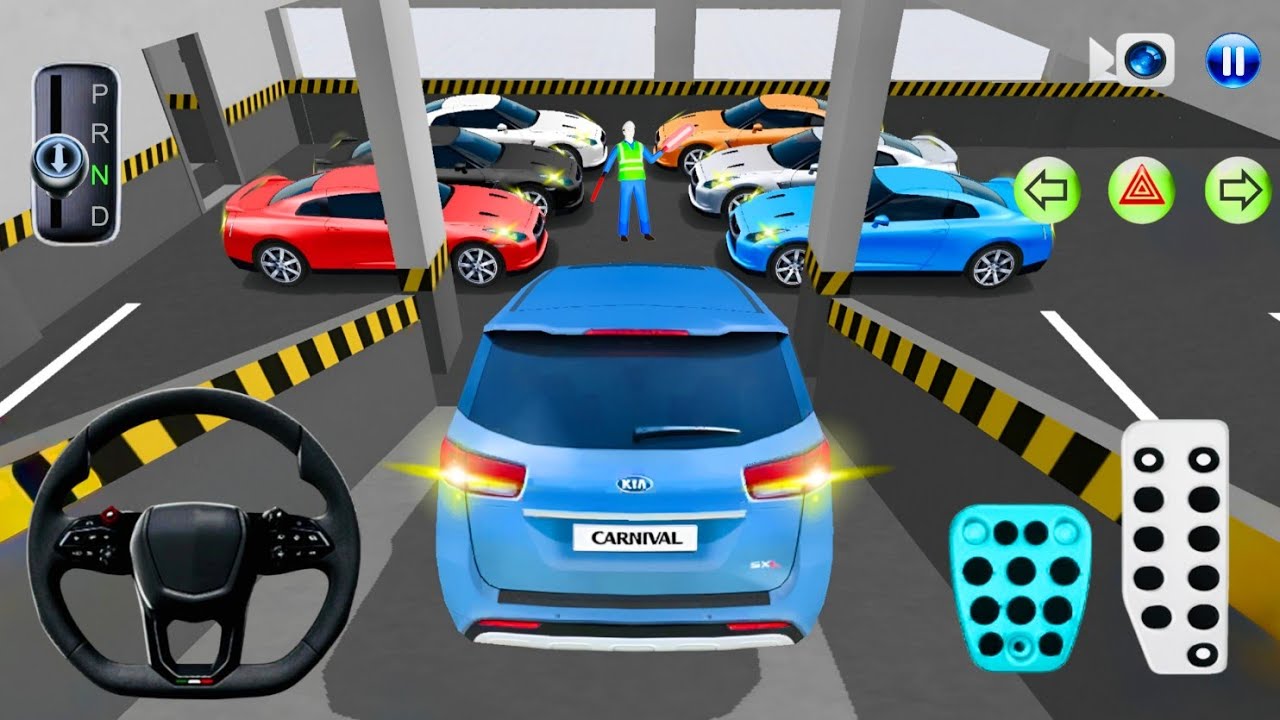 New OLD Kia Carnival 🚐 & All Super Cars 🏎️ Stuck in Parking Garage 🅿️ | 3D Driving Class 2025