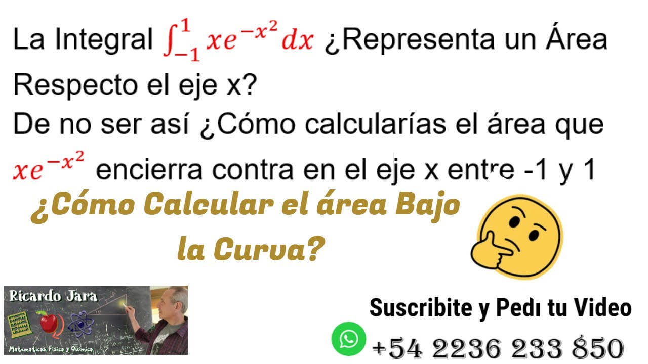 ¿Sabes Calcular el Área Bajo la Curva?