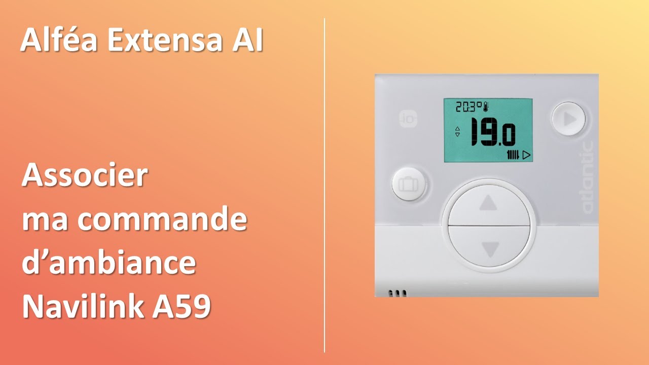 Comment associer le thermostat de ma pompe à chaleur Alféa A.I. ? Atlantic