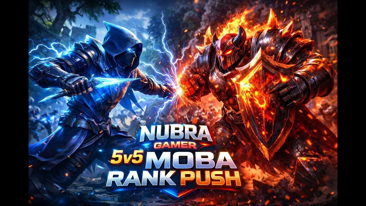 FUNNY RANK PUSH TO GLORY MOBA 5V5