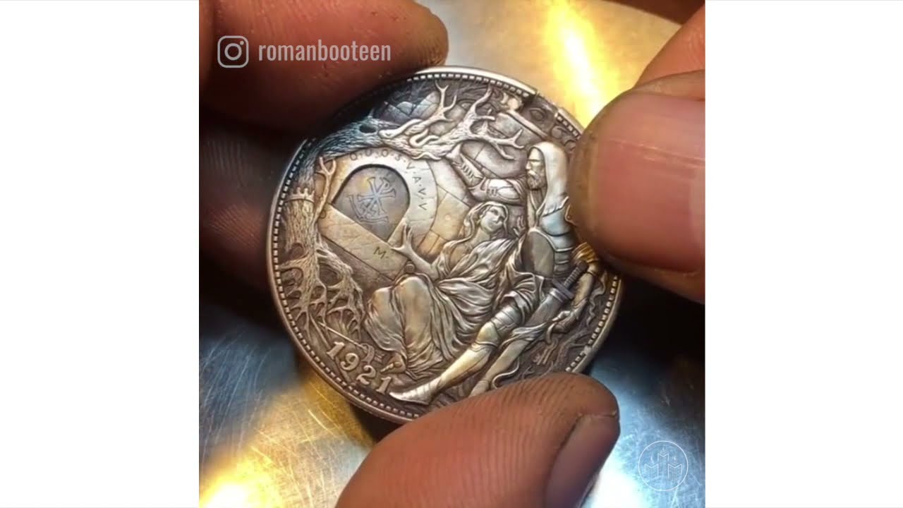 Hand-Carved Coins with Hidden Surprises by Roman Booteen