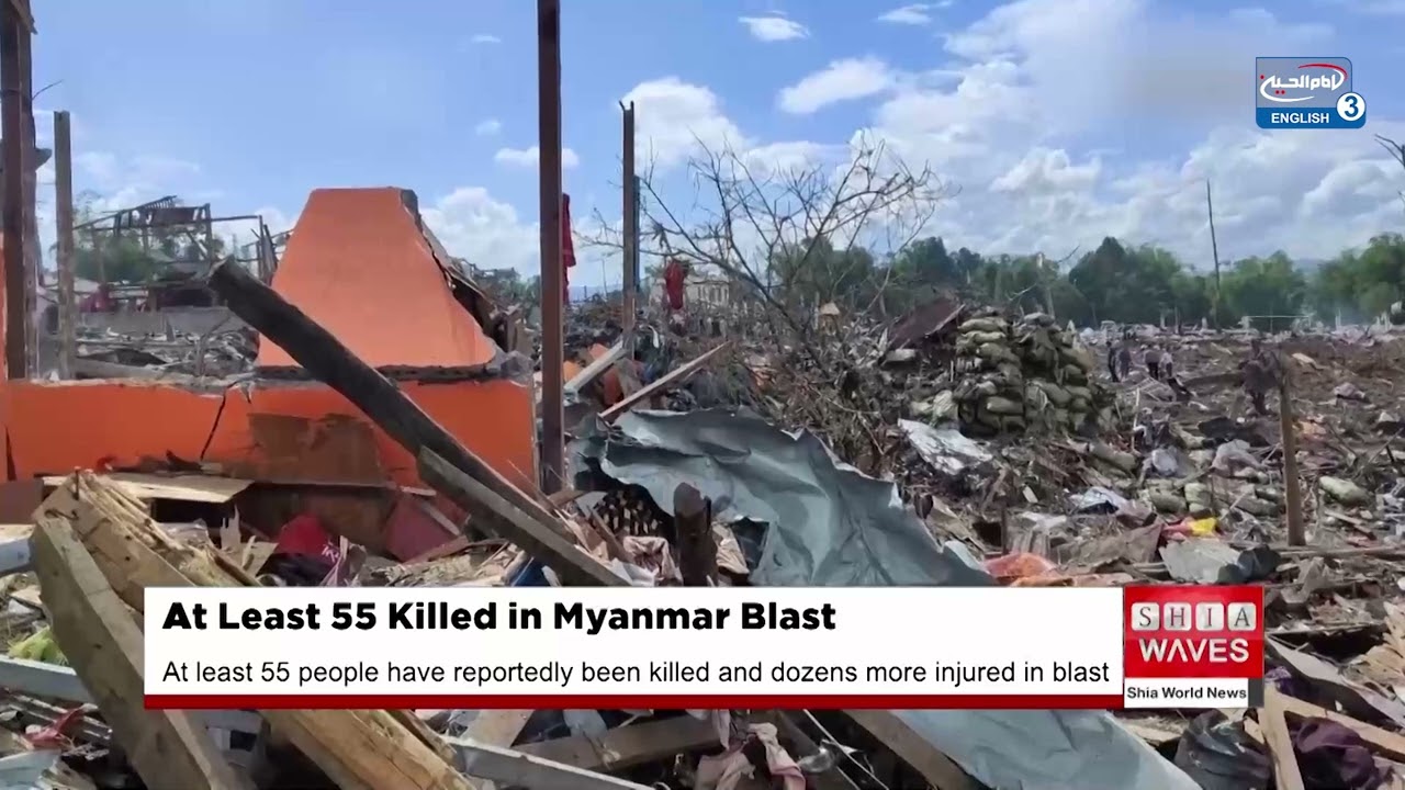 At Least 55 Killed in Myanmar Explosives Depot Blast