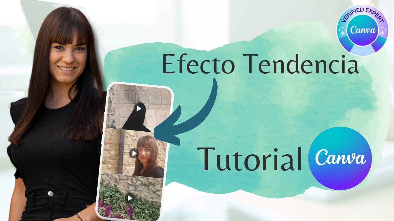 Aprende un efecto collage vídeo en tendencia🎥 editado en CANVA💙 100% Gratis🌟
