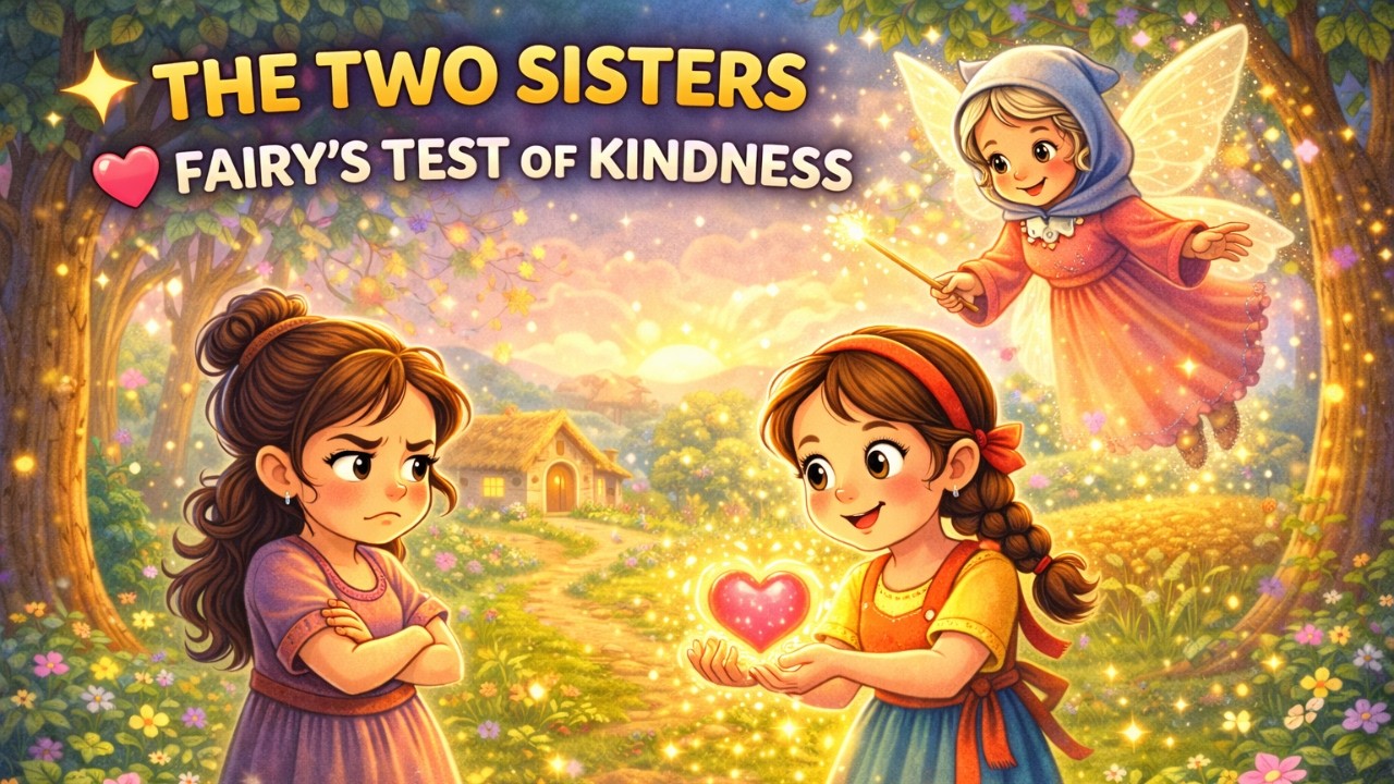 The Two Sisters and the Fairy’s Test | A Magical Story of Kindness & Wisdom 🌟