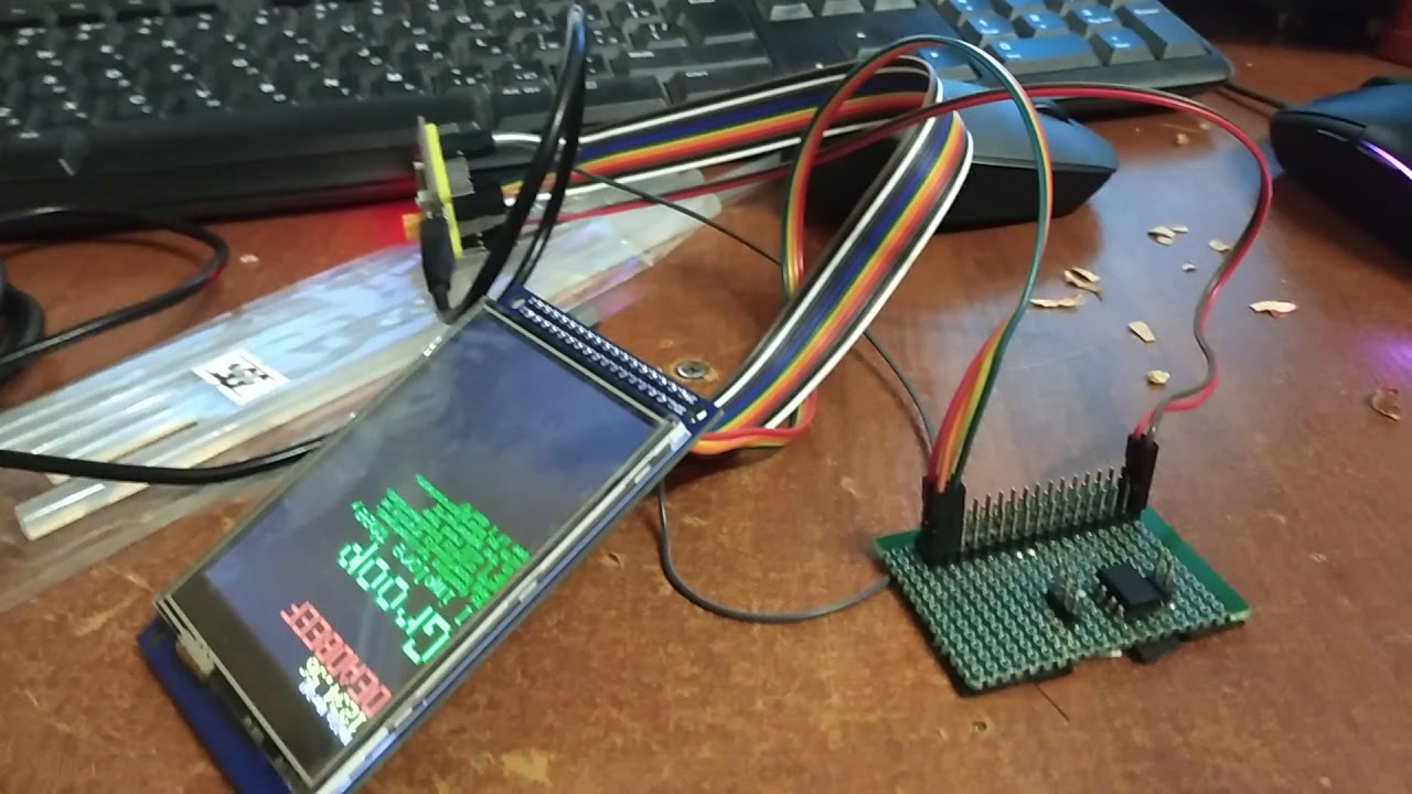 LCD ILI9341 8bit parallel + arduino mapple mini (stm32f103)
