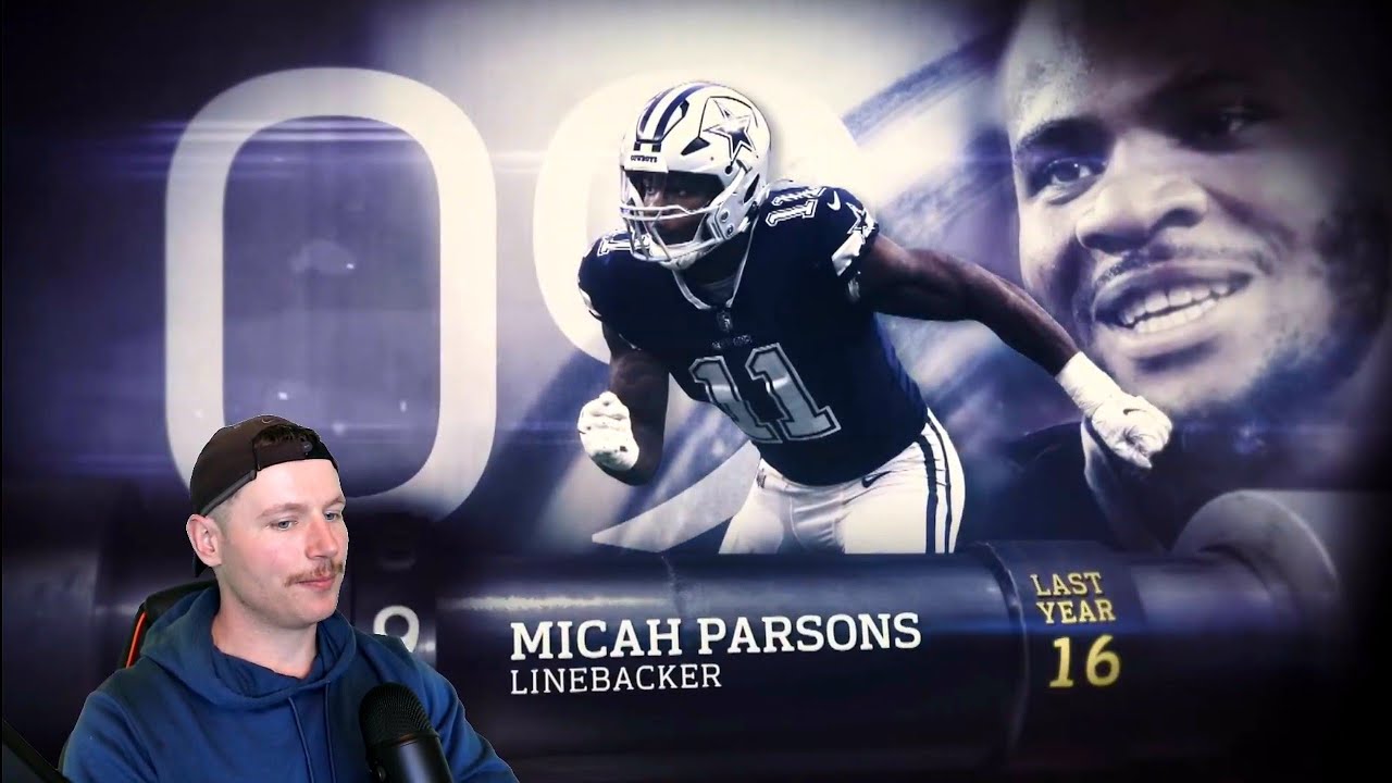 Rugby Player Reacts to MICAH PARSONS (LB, Cowboys) #9 The Top 100 NFL Players of 2023