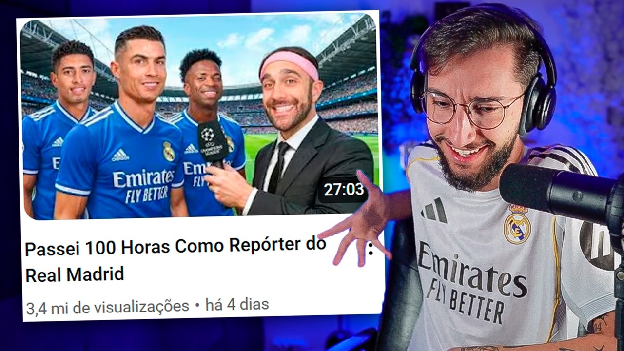Passei 100 Horas Como Rep&oacute;rter do Real Madrid