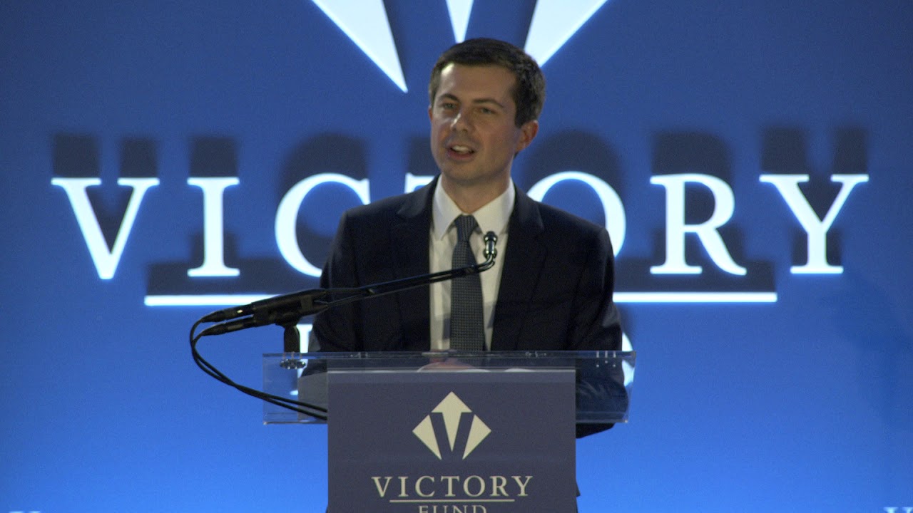 Mayor Pete Buttigieg at LGBTQ Victory Fund National Champagne Brunch 2019