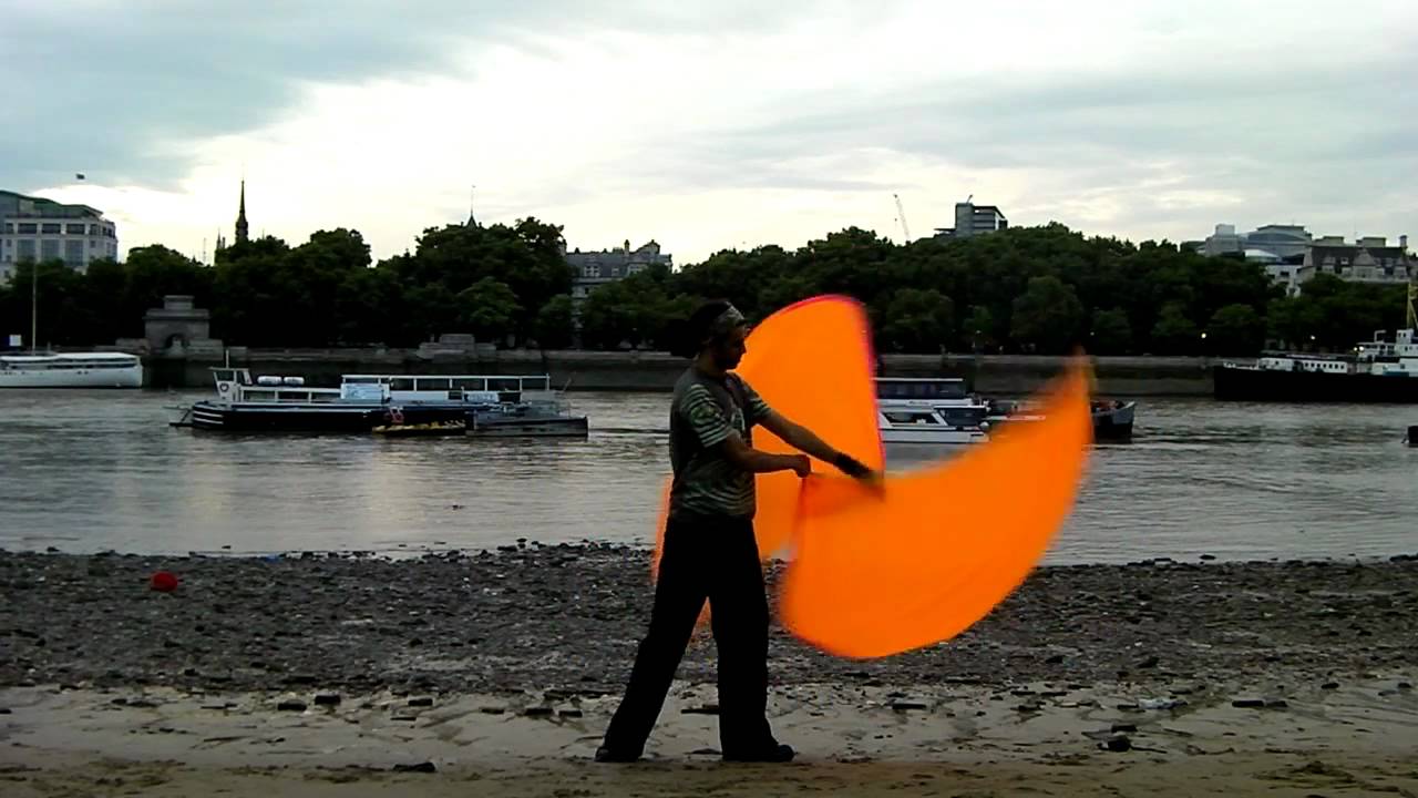 Fairy wings Flag poi