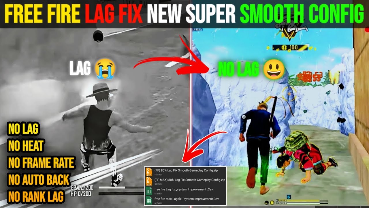 I Fixed the Lag in Free Fire 😃 Lag Fix 4Config