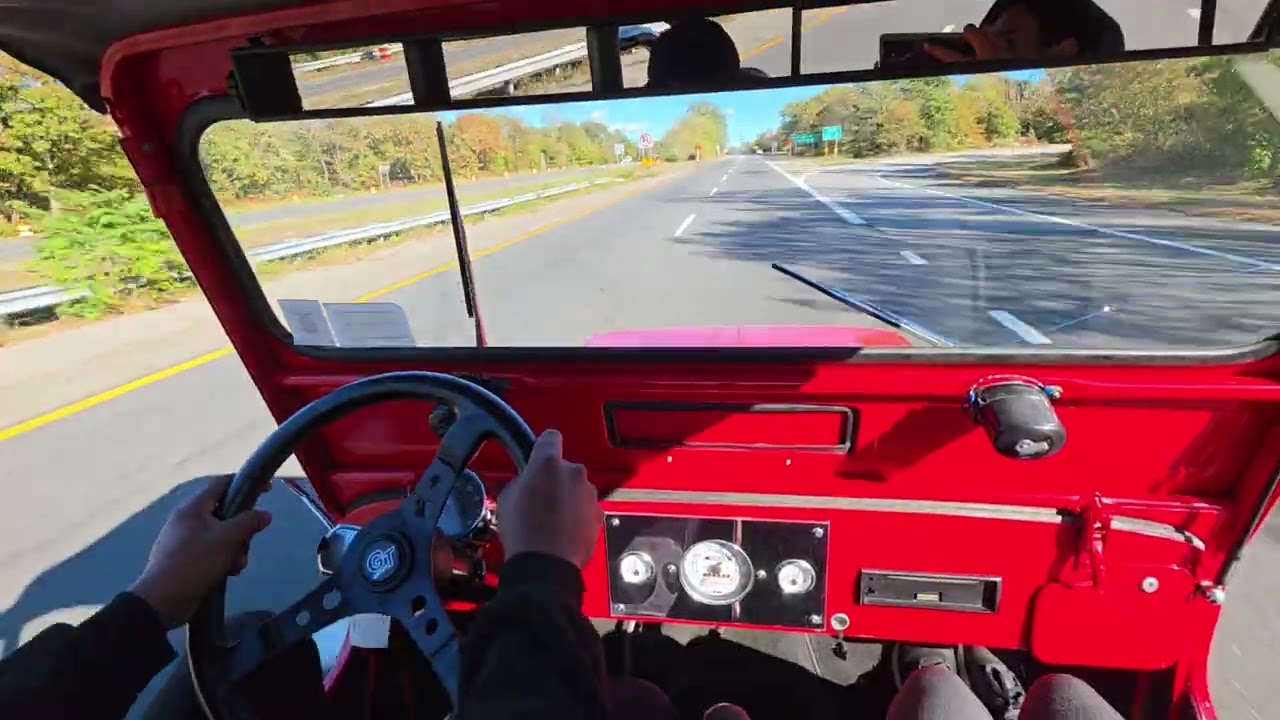 VW VEEP 1947 WILLYS MJ JEEP/ 1973 VW Beetle Chassis Driving