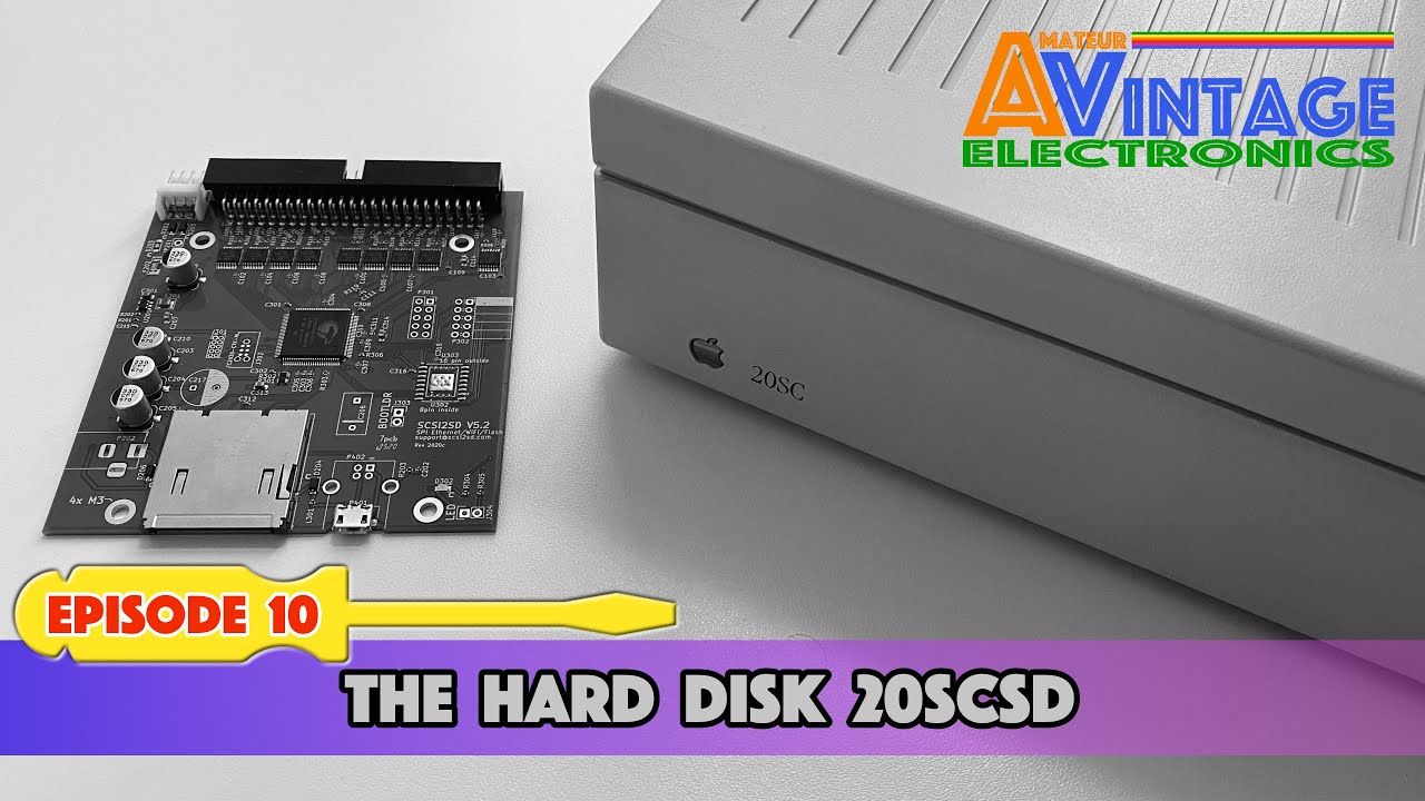 Using a SCSI2SD to create an external Hard Disk 20SCSD (Episode 10)