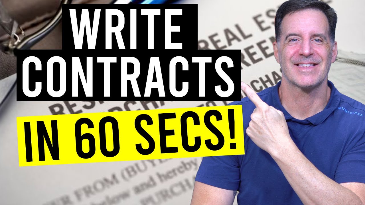How to Write a Wholesaling Contract in Under 60 Seconds (Free Generator)