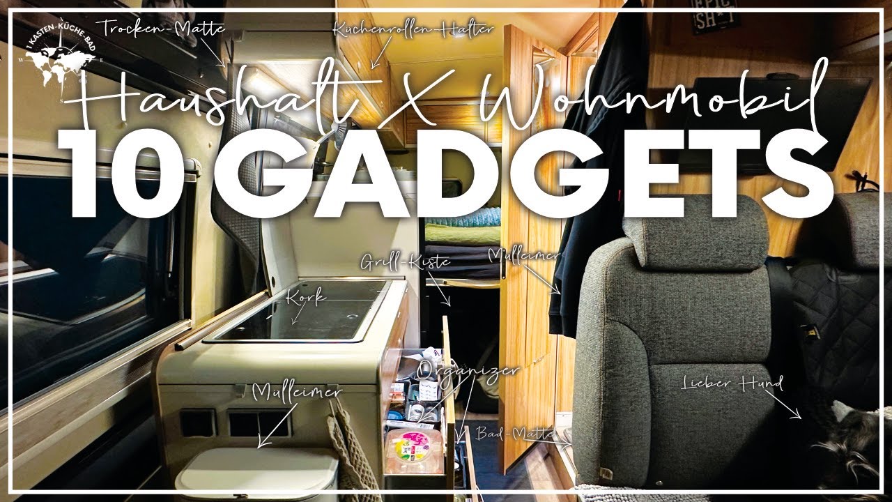 Unsere TOP 10 CAMPING HAUSHALT GADGETS 2025 I MUST HAVES für Vanlife und WOHNMOBIL