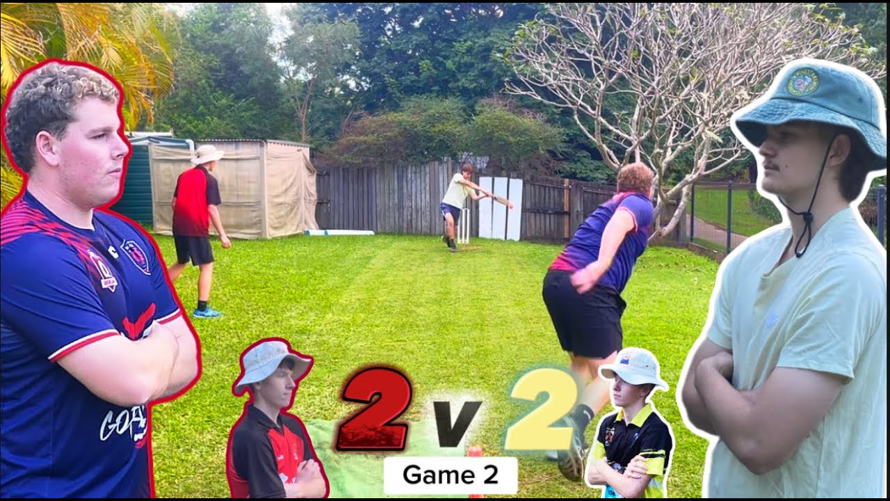 INTENSE 2v2 Clash | GAME 2 | Backyard Cricket 2025