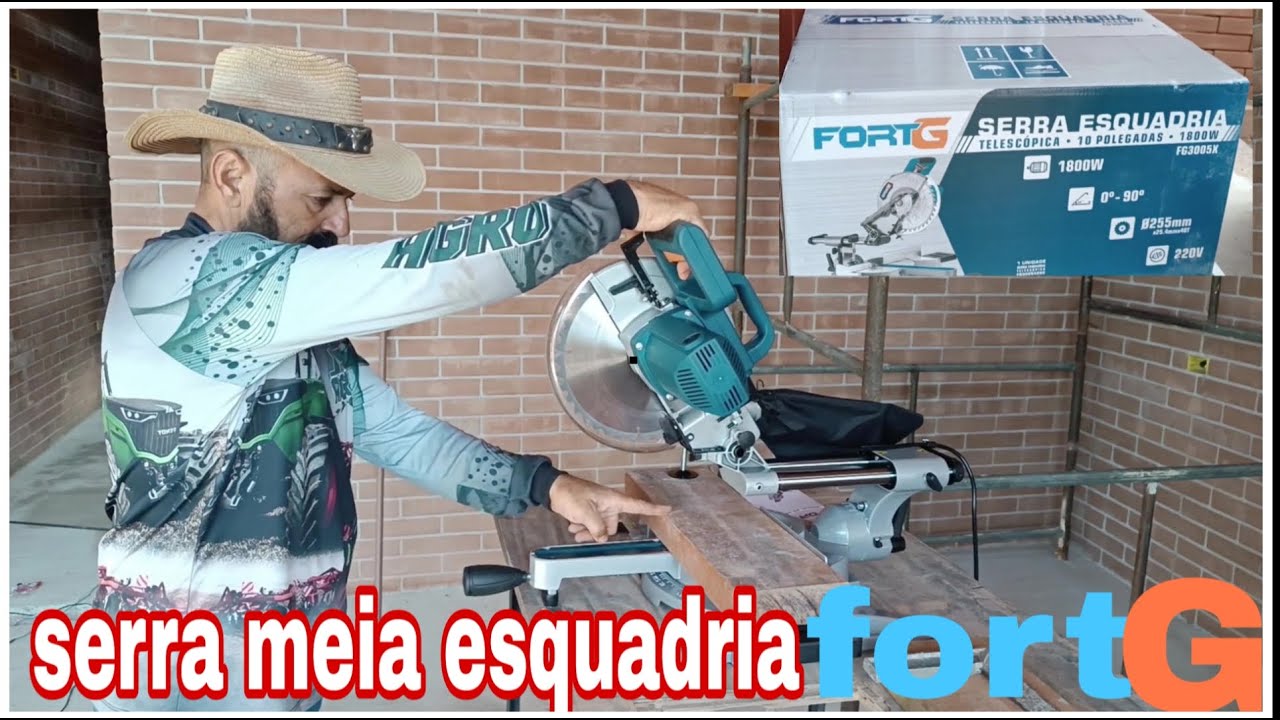 Serra meia esquadria telescópica FORTG 10 POLEGADAS 1800 W