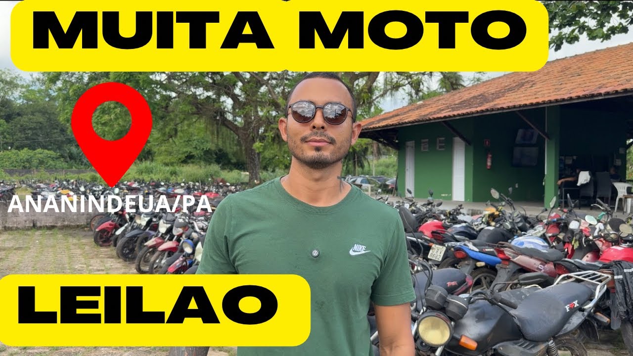 Leil&atilde;o de motos - Semutran Ananindeua