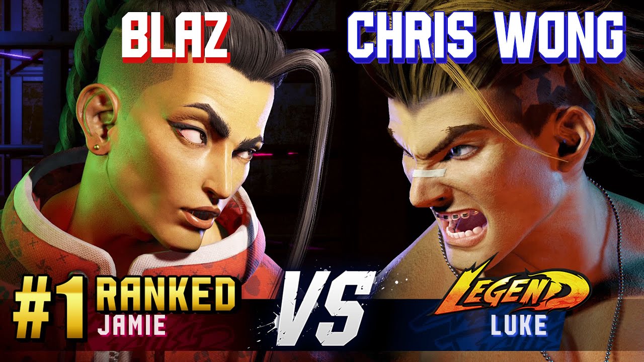 SF6 ▰ BLAZ (#1 Ranked Jamie) vs CHRIS WONG (Luke) ▰ High Level Gameplay